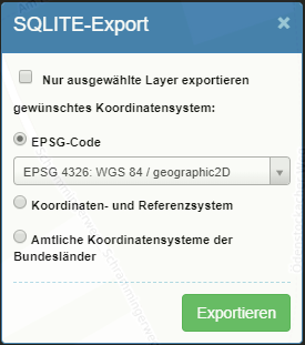 SQlite Export