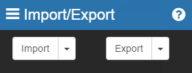 WebCADdy Import/Export