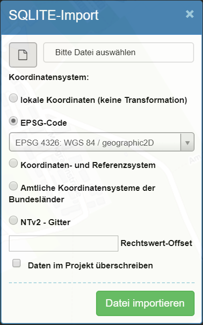 Sqlite Import